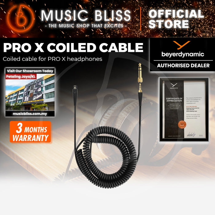Beyerdynamic PRO X Coiled Cable 3m - 3Pin Mini XLR Connector