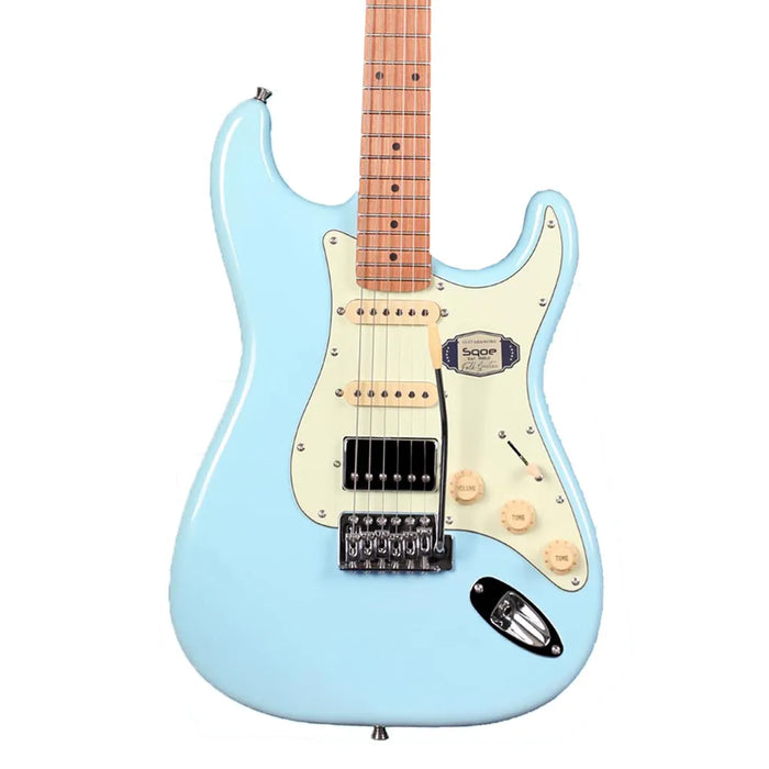 SQOE SEST600 ST Series HSS Electric Guitar - Blue