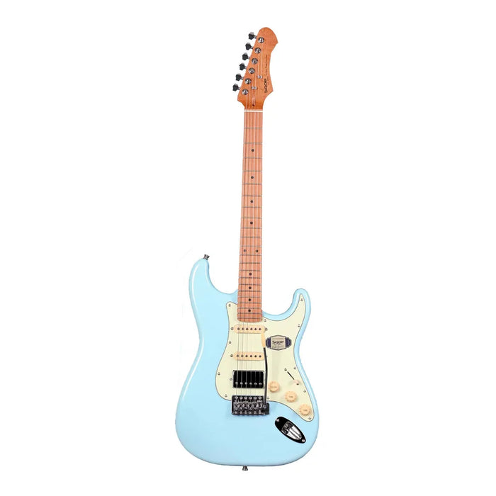 SQOE SEST600 ST Series HSS Electric Guitar - Blue