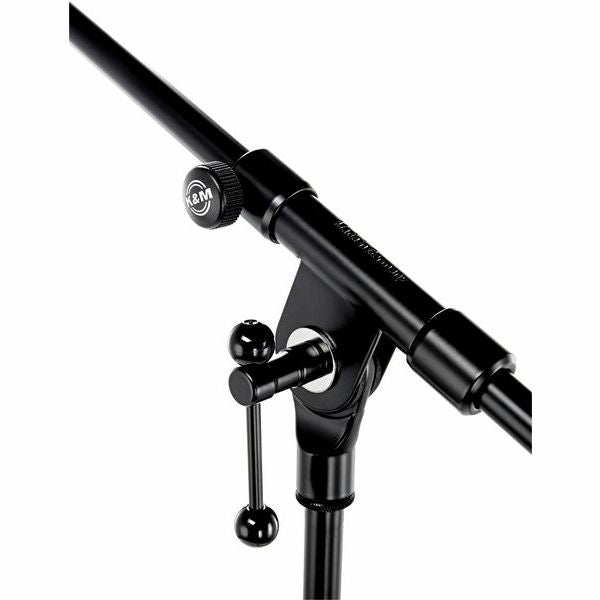 K&M 210/2 Microphone Stand with Fixed Boom - Black