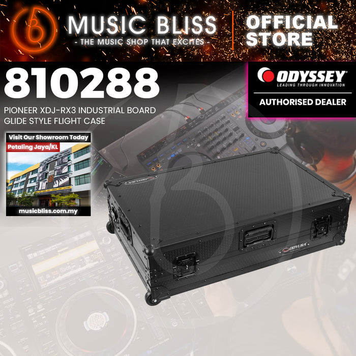 ODYSSEY 810288 Industrial Board Glide Style Flight Case for Pioneer XDJ-RX3