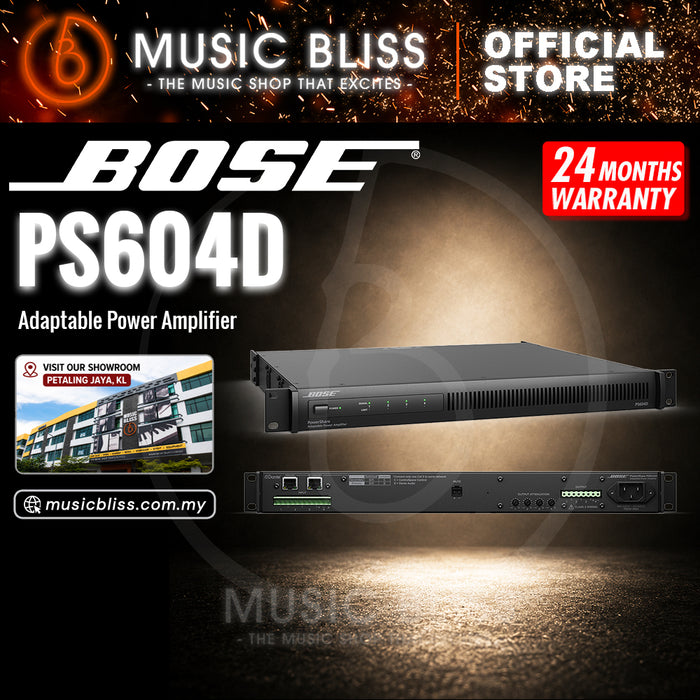 Bose PowerShare PS604D Adaptable 600W 4-Channel Power Amplifier