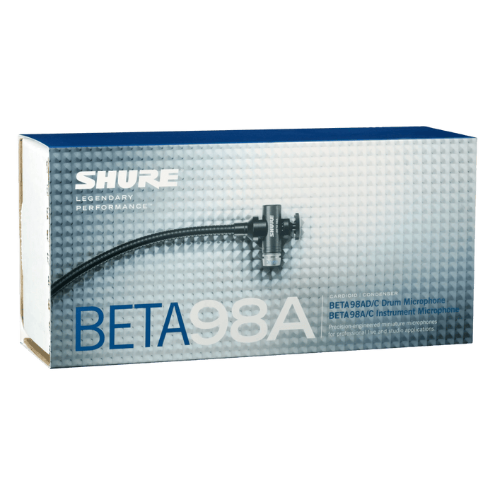 Shure Beta 98AD/C Cardioid Condenser Clip-on Gooseneck Drum Microphone