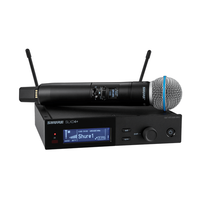 Shure SLXD24/B58 Wireless System with Beta 58A Handheld Transmitter