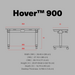 Wavebone Headquarter Studio Workstation Desk with Hover 900 (Black) - Music Bliss Malaysia