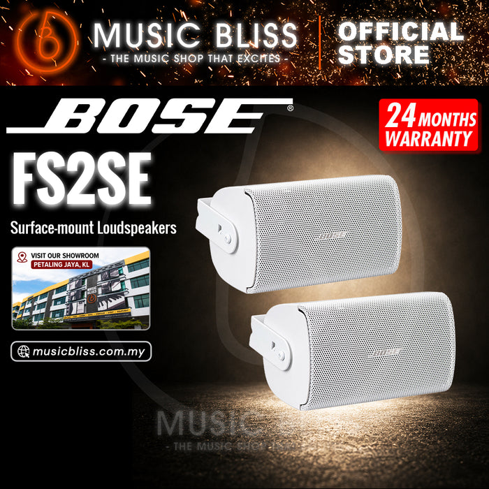 Bose FreeSpace FS2SE Surface-mount Loudspeaker - White (Pair)
