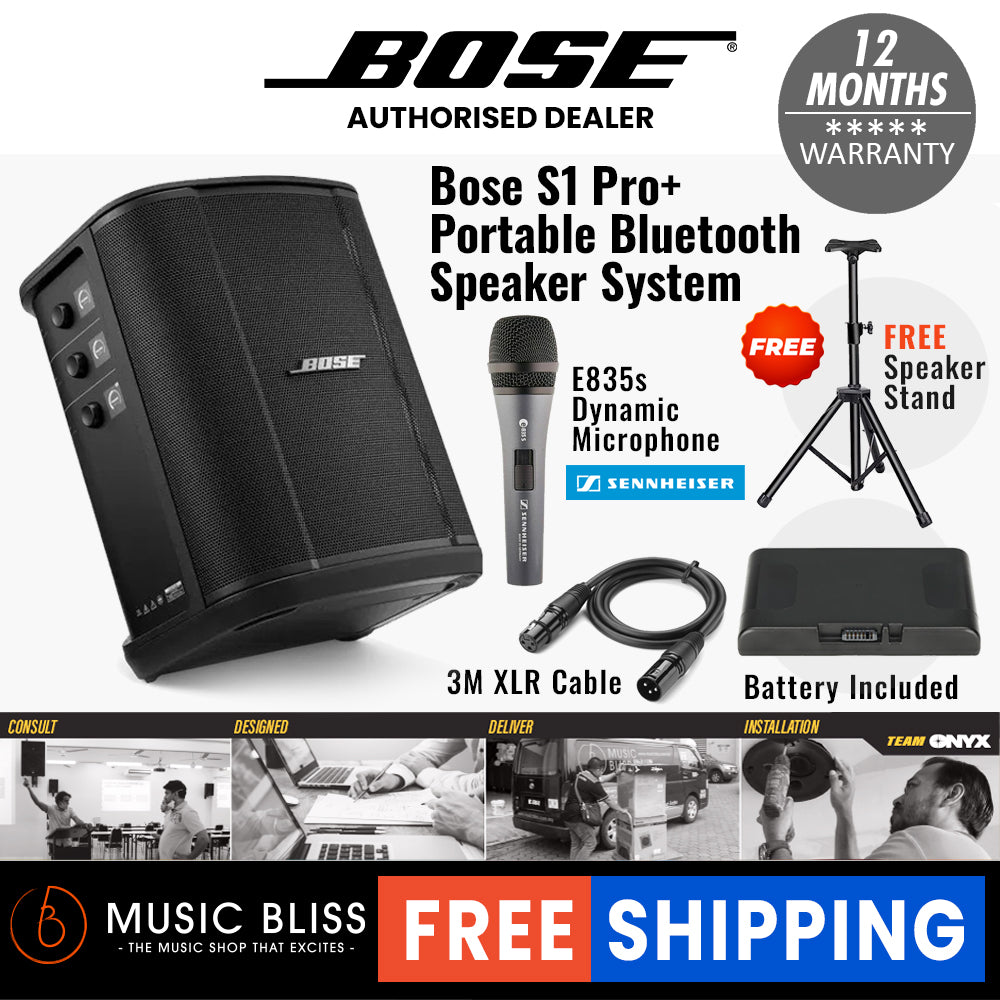Bose S1 Pro+ Multi-position PA System with Battery - Music Bliss Malaysia