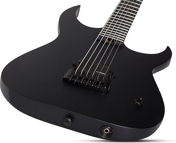 Schecter Keith Merrow KM-6 MK-III EX Signature Baritone Electric Guitar - Satin Black Open Pore