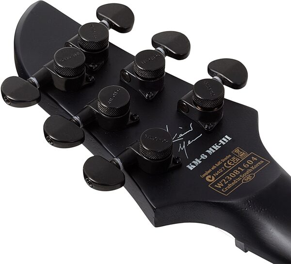 Schecter Keith Merrow KM-6 MK-III EX Signature Baritone Electric Guitar - Satin Black Open Pore