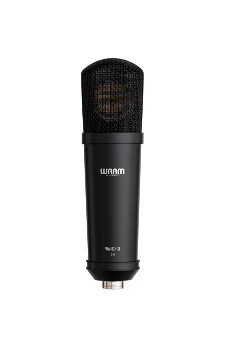 Warm Audio WA-87jr Studio Essential Large-Diaphragm Cardioid Condenser Microphone - Black