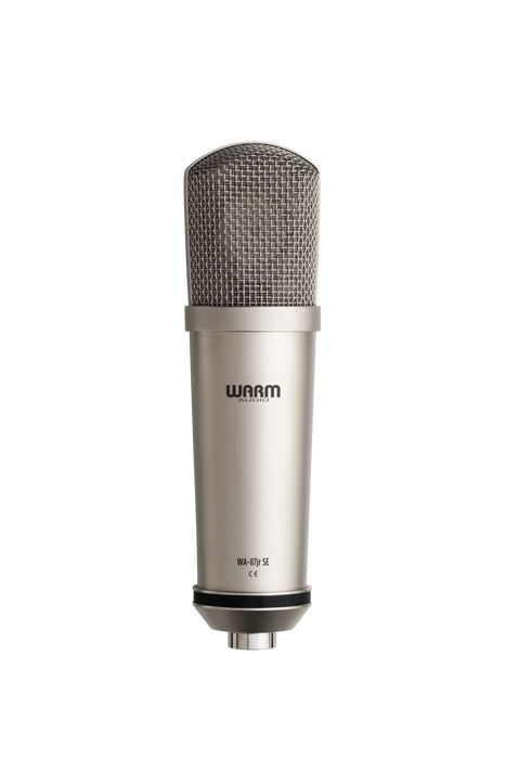Warm Audio WA-87jr Studio Essential Large-Diaphragm Cardioid Condenser Microphone - Nickel