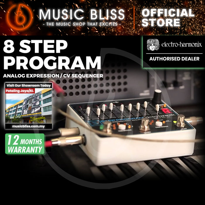 Electro Harmonix 8 Step Program Analog Expression / CV Sequencer Pedal