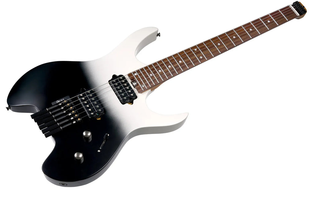Mooer MHL50 Headless Electric Guitar - Black White Gradient