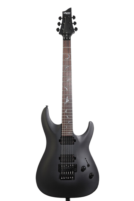Schecter Damien-6 FR Electric Guitar - Satin Black