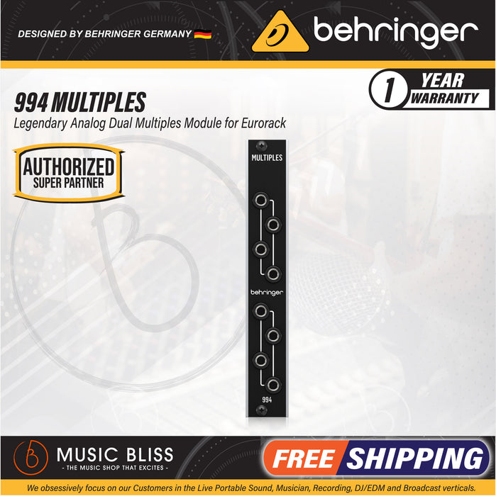 Behringer 994 Multiples Passive Multiples Eurorack Module - Music Bliss Malaysia