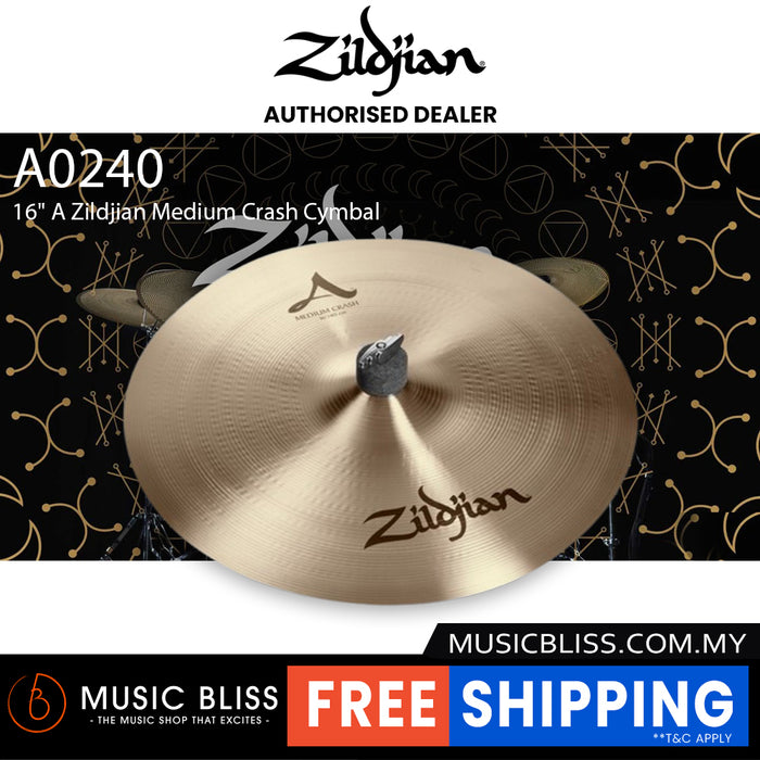 Zildjian 16" A Zildjian Medium Crash Cymbal