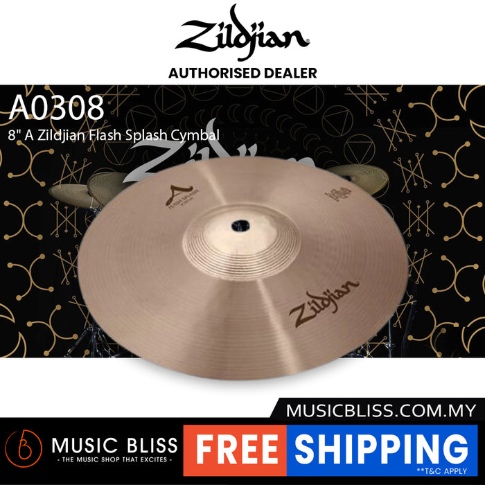 Zildjian 8" A Zildjian Flash Splash Cymbal