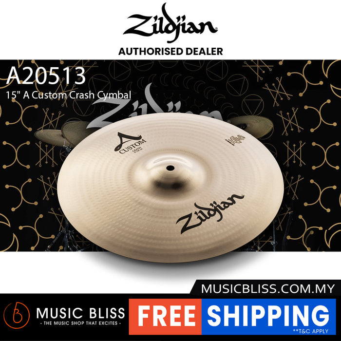 Zildjian 15" A Custom Crash Cymbal