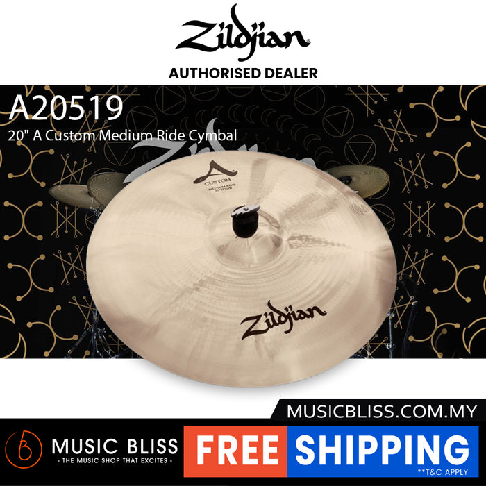 Zildjian 20" A Custom Medium Ride Cymbal