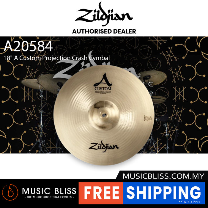 Zildjian 18" A Custom Projection Crash Cymbal