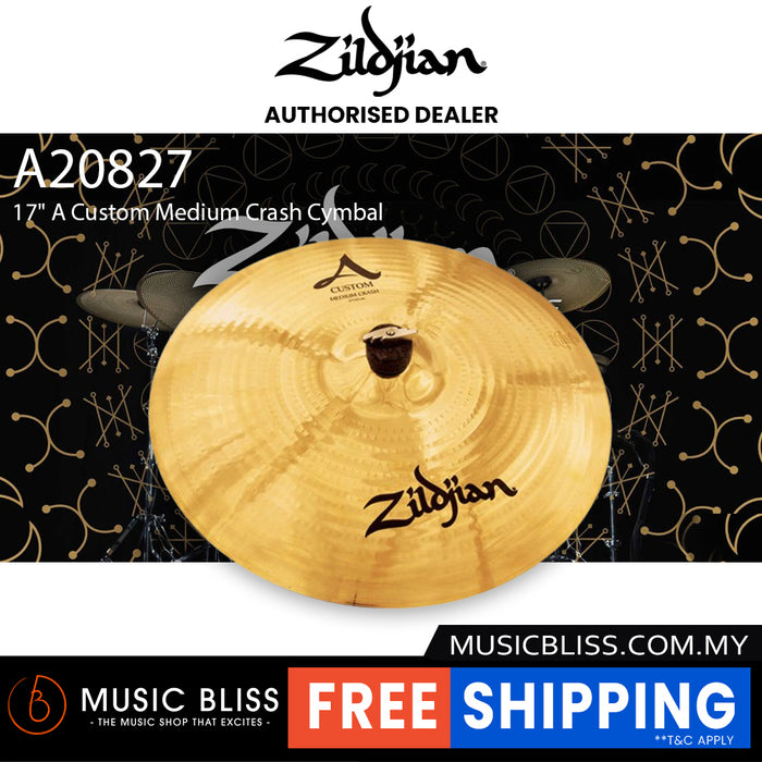 Zildjian 17" A Custom Medium Crash Cymbal