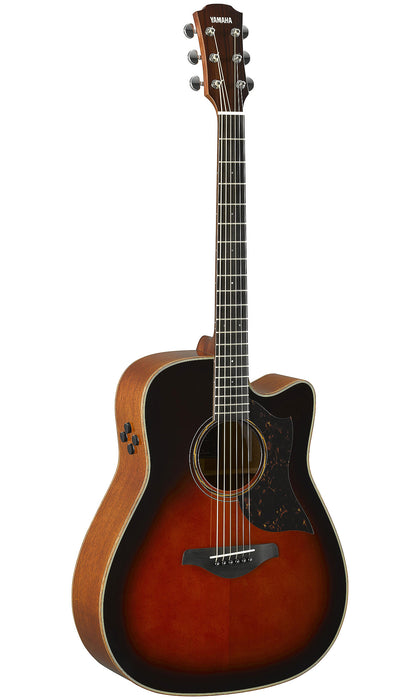 Yamaha A3M ARE Dreadnought Cutaway Acoustic-Electric Guitar with Hard Bag