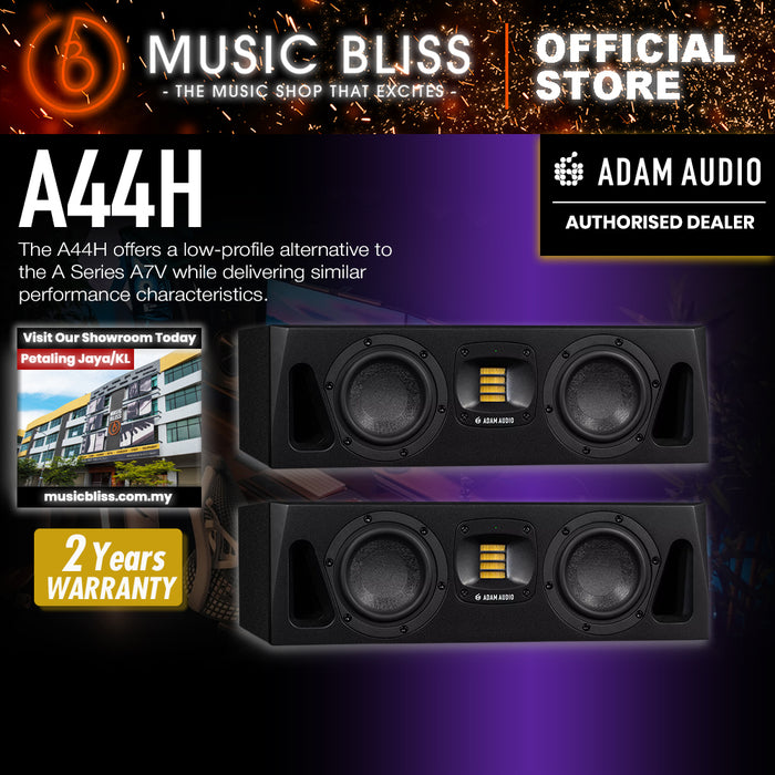 ADAM Audio A44H 4-inch Powered Studio Monitor - Pair