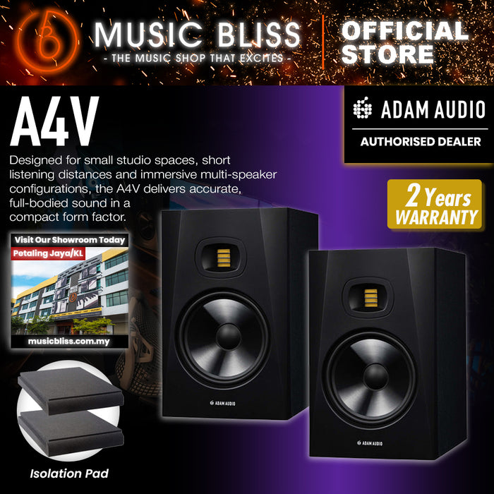 ADAM Audio A4V 4-inch Powered Studio Monitor
