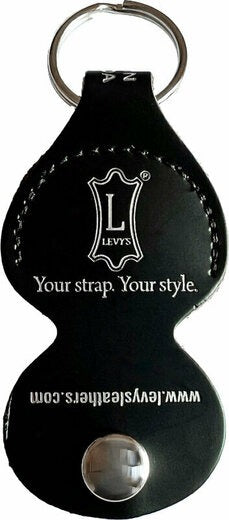 Levy's A61C-BLK-1S Leather Pick Holder Key Fob