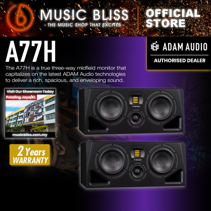 ADAM Audio A77H 7-inch Powered Studio Monitor - Pair