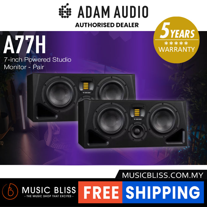 ADAM Audio A77H 7-inch Powered Studio Monitor - Pair