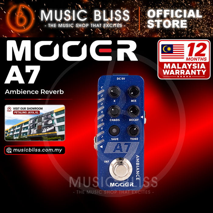 Mooer A7 Ambiance Reverb Pedal