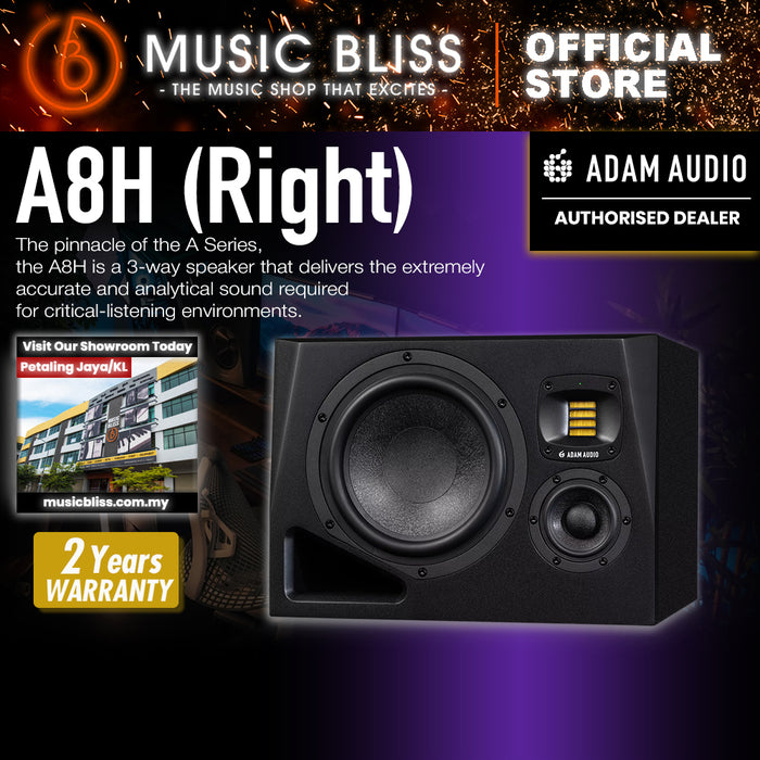 ADAM Audio A8H-R 8-inch 3-way Powered Studio Monitor (Right)