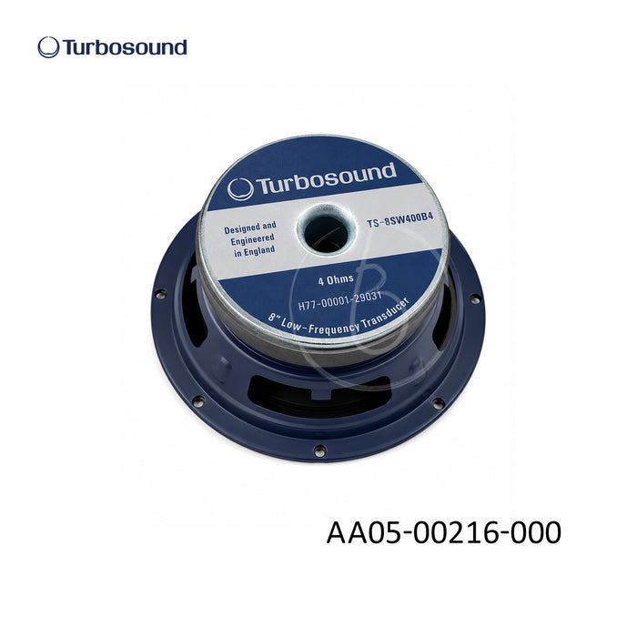 IP1000 Transducer Assemblies; Transducers, Low Frequency; 8 in; 4 ohm; 400 W (Spare Parts for Turbosound)