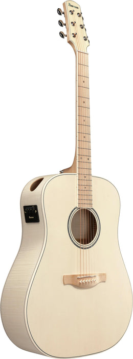 Ibanez AAD77ME Acoustic-electric Guitar - Open Pore Antique White