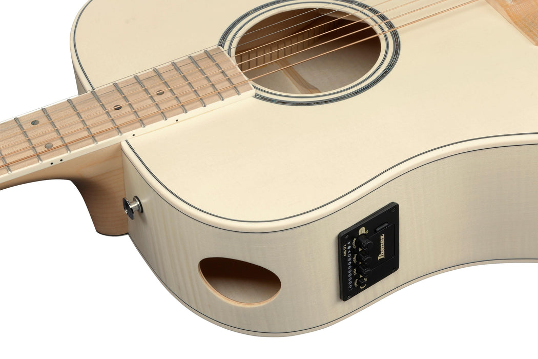 Ibanez AAD77ME Acoustic-electric Guitar - Open Pore Antique White