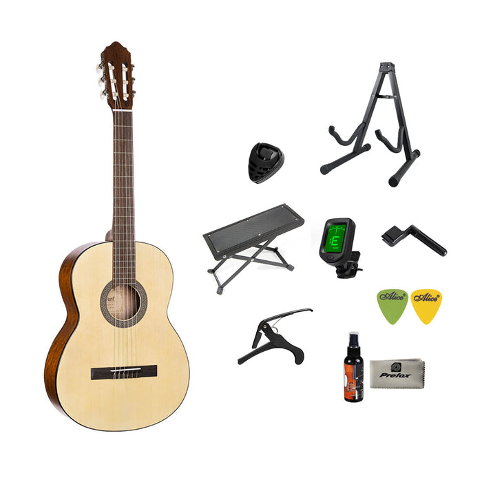 Cort AC100 Classical Guitar with Bag - Open Pore