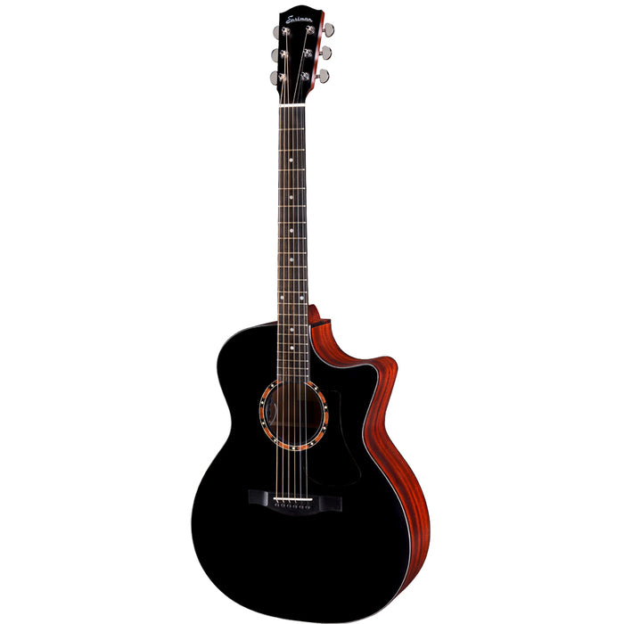 Eastman Guitars AC122-2CE 6-string Grand Auditorium Acoustic-electric Guitar - Black