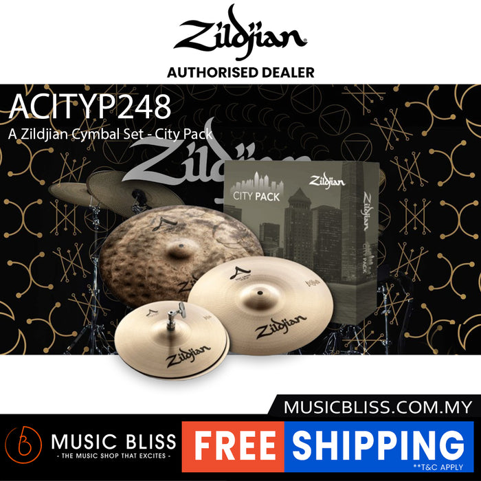 Zildjian A Zildjian Cymbal Set - City Pack