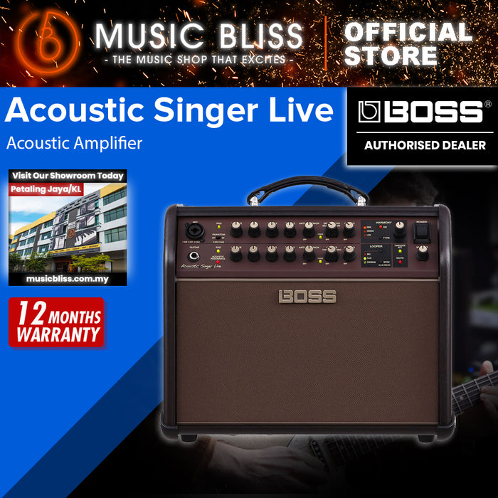 Boss Acoustic Singer Live 60-watt Acoustic Combo Amplifier