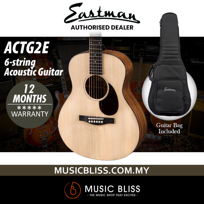 Eastman Guitars ACTG2E 6-string Travel Acoustic-electric Guitar - Natural
