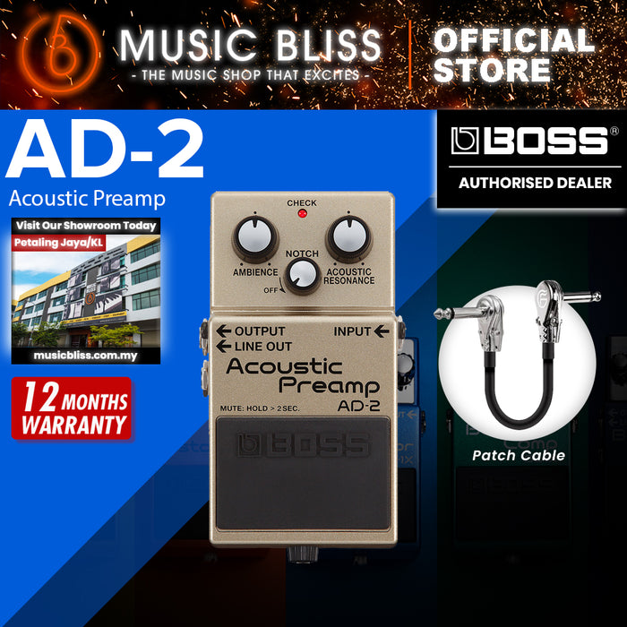 Boss AD-2 Acoustic Preamp Pedal