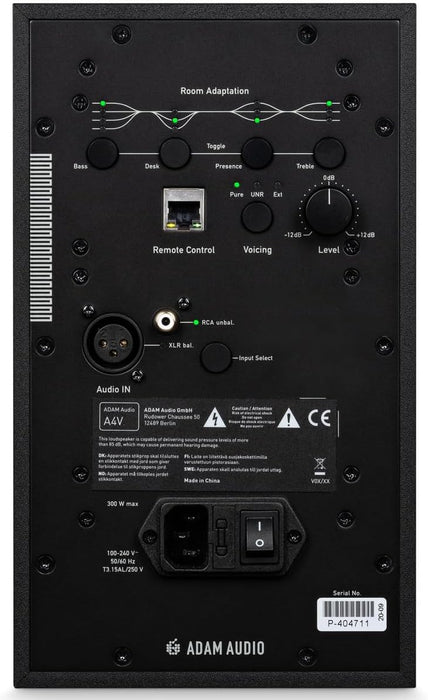 ADAM Audio A4V 4-inch Powered Studio Monitor