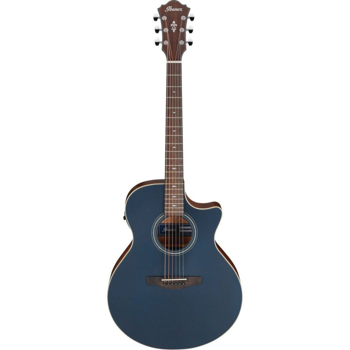 Ibanez AE100 Acoustic-Electric Guitar - Dark Tide Blue Flat
