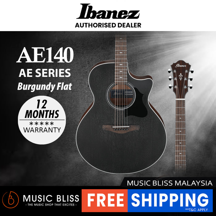 Ibanez AE140 Acoustic-electric Guitar - Weathered Black