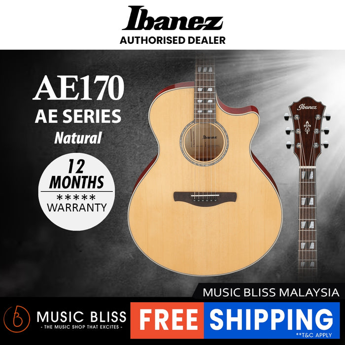 Ibanez AE170 Acoustic-electric Guitar - Natural