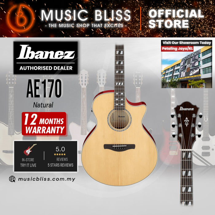Ibanez AE170 Acoustic-electric Guitar - Natural