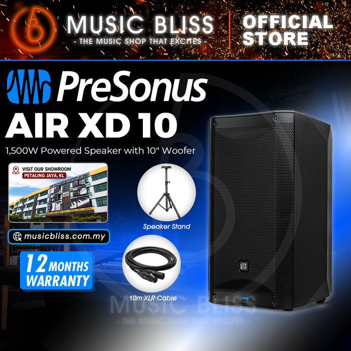 PreSonus AIR XD 10 2-Way 1x10" Active Extended Definition Loudspeaker
