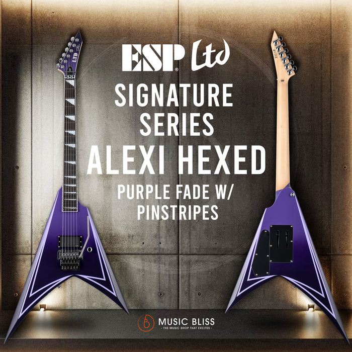 ESP LTD Alexi Hexed Electric Guitar - Purple Fade