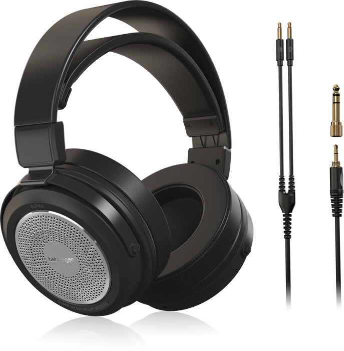 Behringer Alpha Premium Retro-Style Open-Back High-Fidelity Headphones - Music Bliss Malaysia